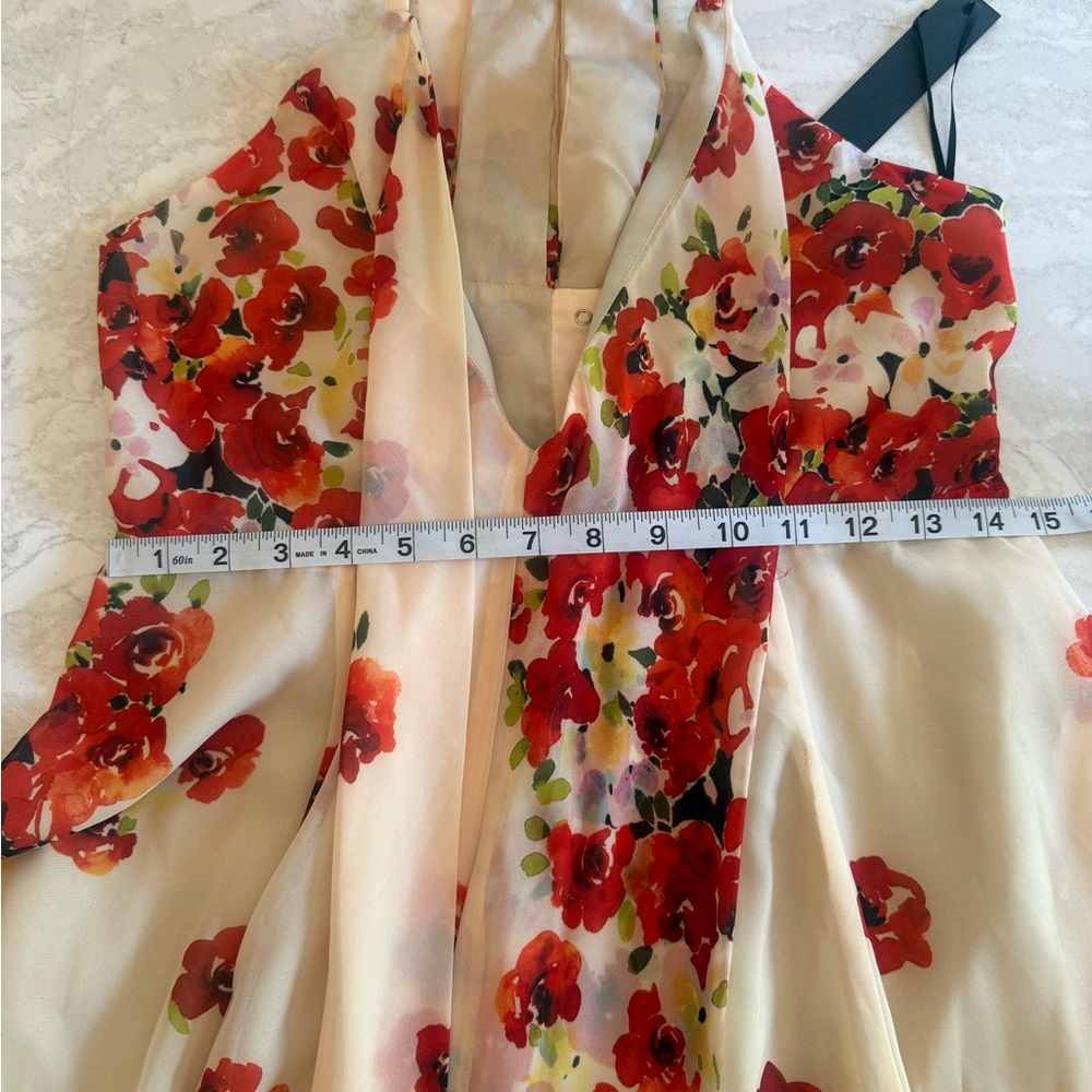 NWT: House of Harlow | Revolve 1960 - Floral Halter Maxi Dress Sz: Medium - Picture 7 of 9